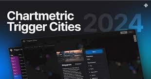Chartmetric Trigger Cities 2024 dashboard showcasing music data analytics and industry insights for strategic decision-making.