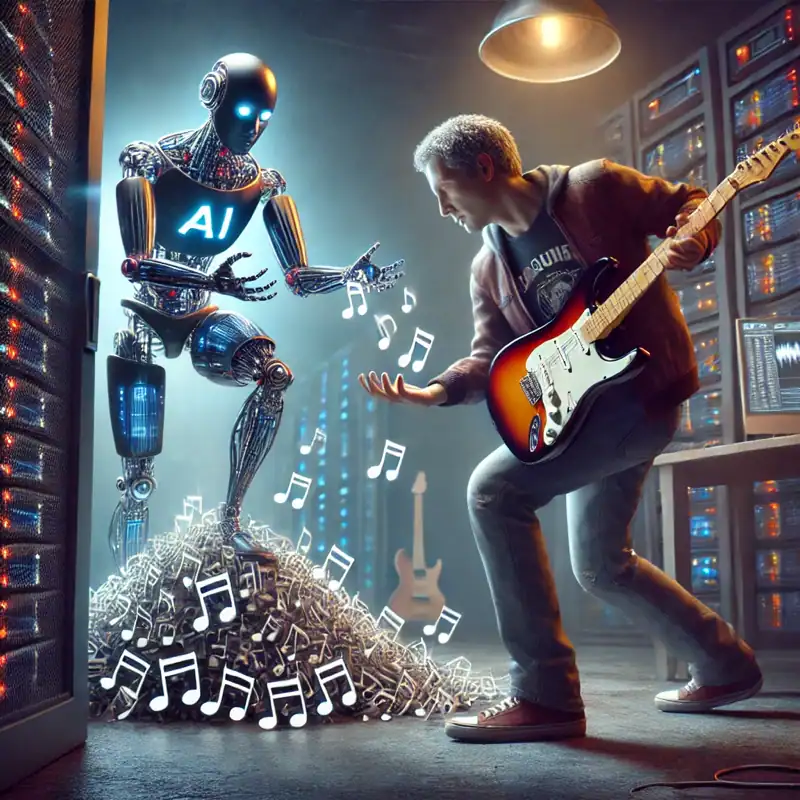 identify AI generated music